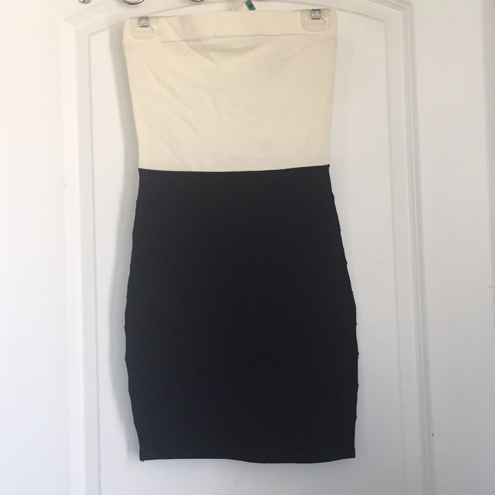 Black and white dress